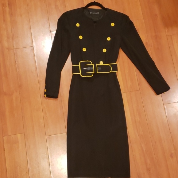 Louis Féraud Vintage Dress Size 4 - Picture 1 of 5